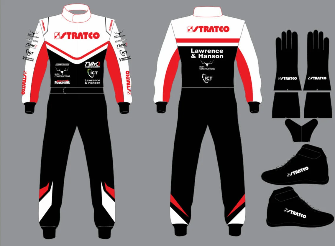 Stratco / Lawrence & Hanson – race suit design render