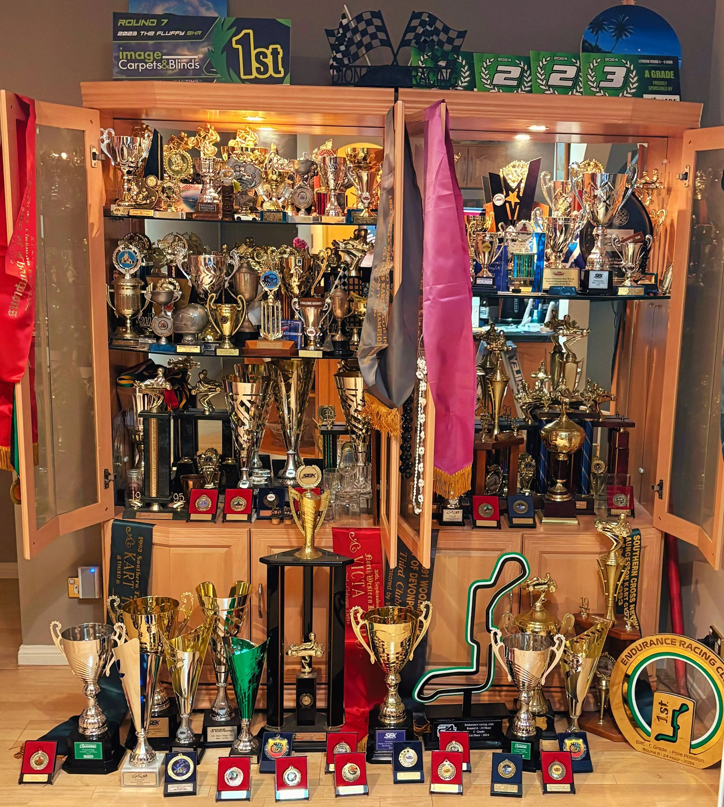 The trophy collection